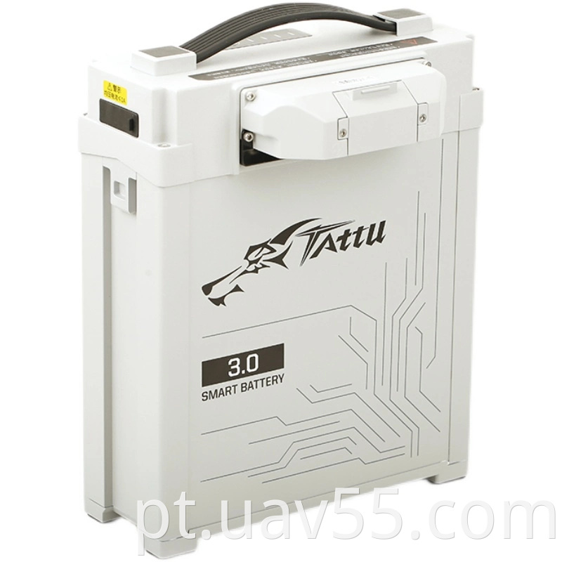 Tattu 28000mAh 3.0 25c 58,8V 14S Bateria Smart Battery Battery com plugue AS150U para drone agrícola